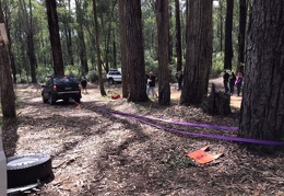 2018-04 Winch Practice and Tyre Repair